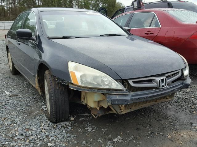 1HGCM56463A117378 - 2003 HONDA ACCORD LX BLACK photo 1