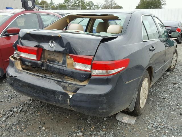 1HGCM56463A117378 - 2003 HONDA ACCORD LX BLACK photo 4