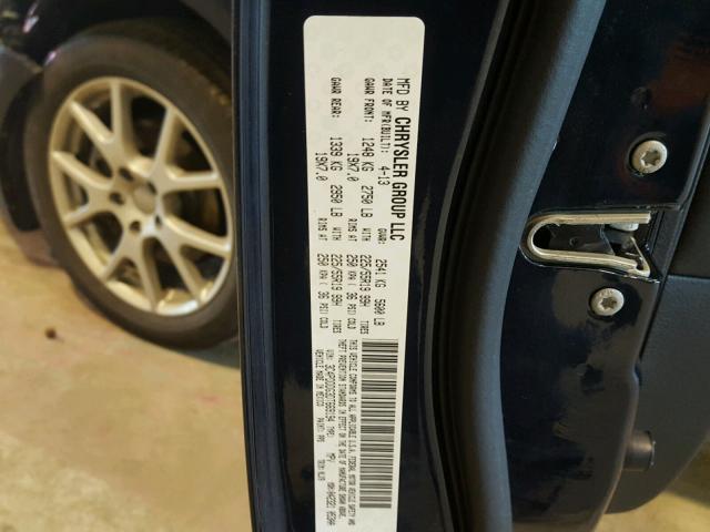 3C4PDDDG3DT669194 - 2013 DODGE JOURNEY CR BLUE photo 10