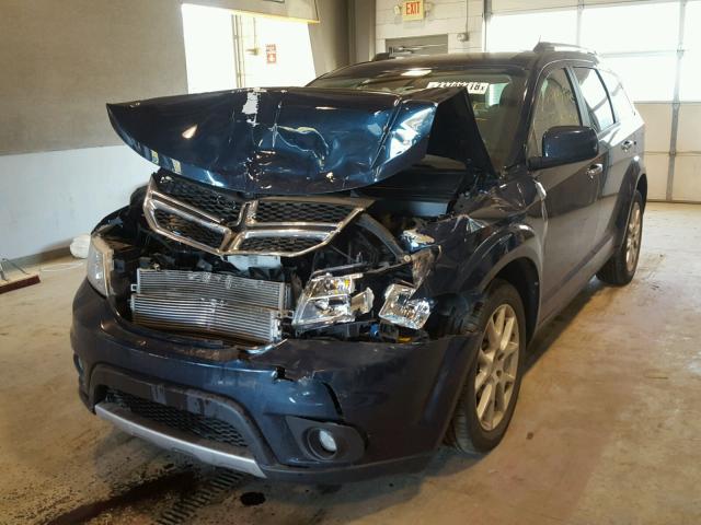 3C4PDDDG3DT669194 - 2013 DODGE JOURNEY CR BLUE photo 2