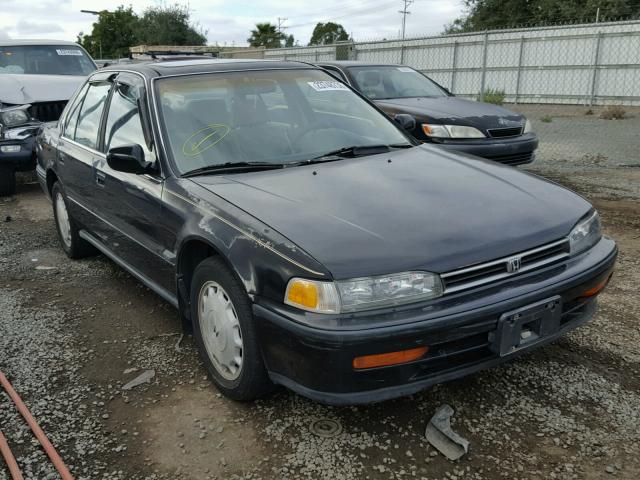 1HGCB7676PA090667 - 1993 HONDA ACCORD EX BLACK photo 1