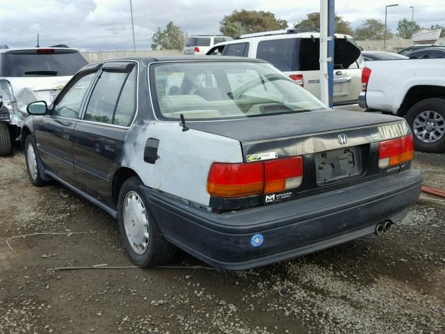 1HGCB7676PA090667 - 1993 HONDA ACCORD EX BLACK photo 3