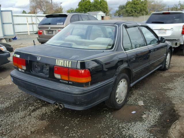 1HGCB7676PA090667 - 1993 HONDA ACCORD EX BLACK photo 4