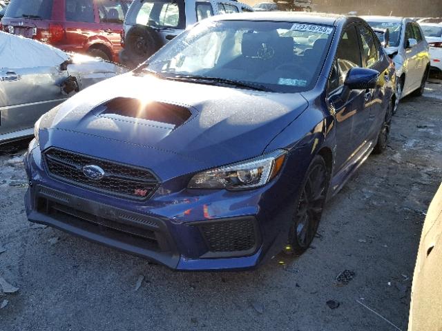 JF1VA2W6XJ9814539 - 2018 SUBARU WRX STI BLUE photo 2