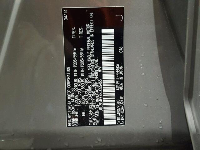 JTLZE4FE4EJ055463 - 2014 TOYOTA SCION XB Қоңыр фото 10