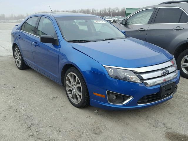 3FAHP0HAXCR435095 - 2012 FORD FUSION SE BLUE photo 1