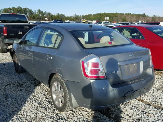 3N1AB61E18L715723 - 2008 NISSAN SENTRA 2.0 GRAY photo 3