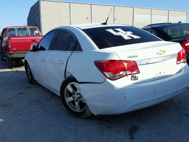 1G1PF5S92B7160664 - 2011 CHEVROLET CRUZE LT WHITE photo 3