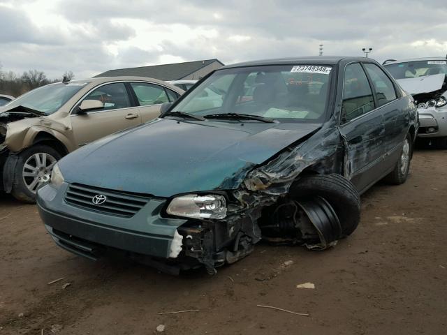 4T1BG22K4XU535393 - 1999 TOYOTA CAMRY CE GREEN photo 2