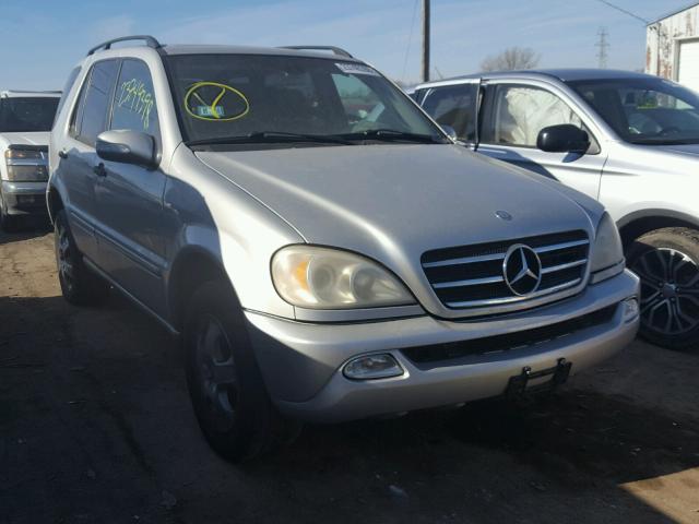 4JGAB54E33A390846 - 2003 MERCEDES-BENZ ML 320 SILVER photo 1