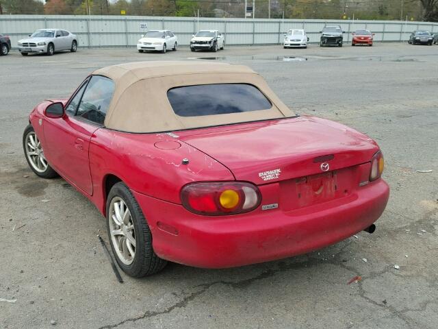 JM1NB353XX0112612 - 1999 MAZDA MX-5 MIATA RED photo 3