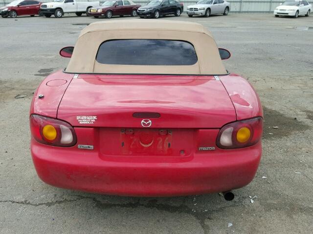 JM1NB353XX0112612 - 1999 MAZDA MX-5 MIATA RED photo 6