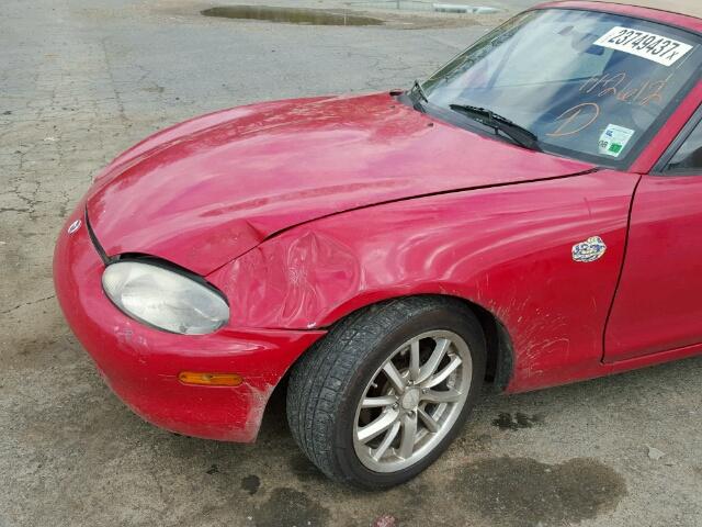 JM1NB353XX0112612 - 1999 MAZDA MX-5 MIATA RED photo 9