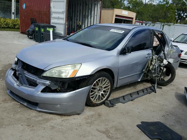 1HGCM56795A191049 - 2005 HONDA ACCORD EX SILVER photo 2