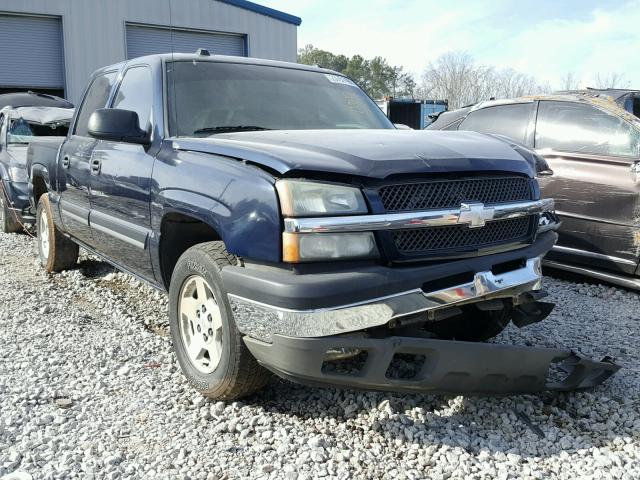 2GCEC13T551134376 - 2005 CHEVROLET SILVERADO BLUE photo 1