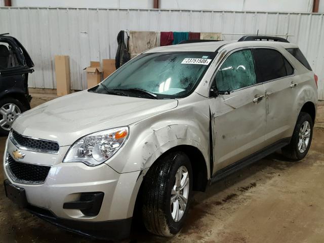 2GNFLFEK0F6184457 - 2015 CHEVROLET EQUINOX LT TAN photo 2