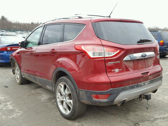 1FMCU9J99EUA10346 - 2014 FORD ESCAPE TIT MAROON photo 3