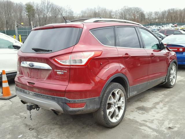 1FMCU9J99EUA10346 - 2014 FORD ESCAPE TIT MAROON photo 4