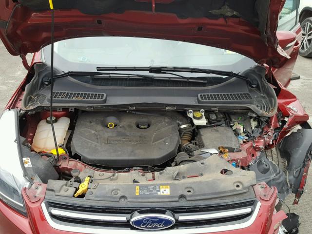 1FMCU9J99EUA10346 - 2014 FORD ESCAPE TIT MAROON photo 7