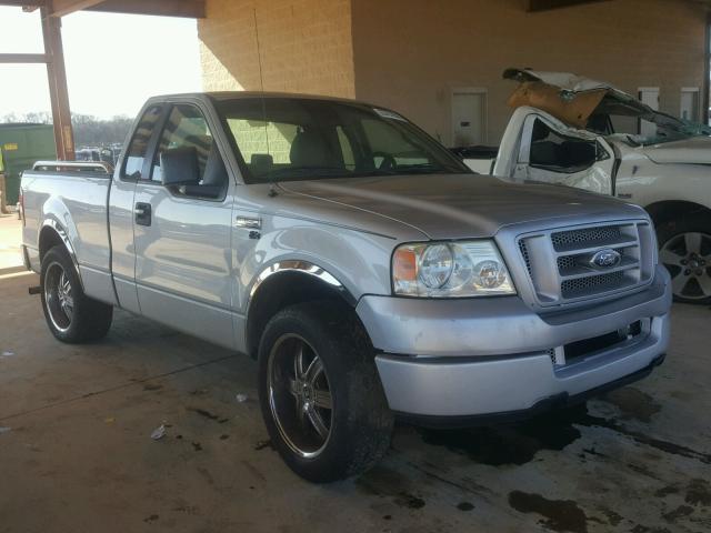 1FTRF12225NB12951 - 2005 FORD F150 SILVER photo 1