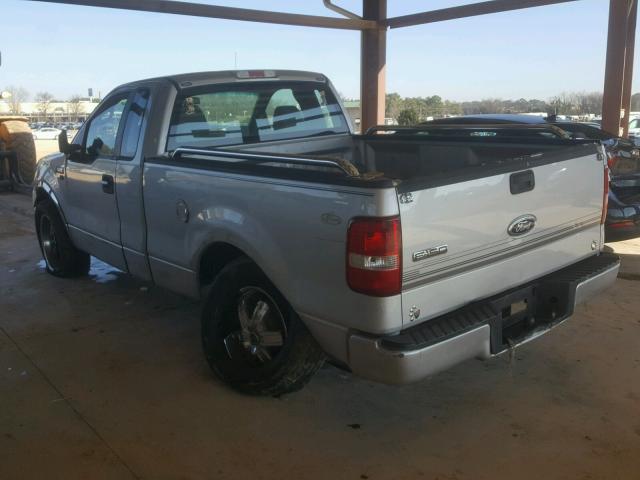 1FTRF12225NB12951 - 2005 FORD F150 SILVER photo 3