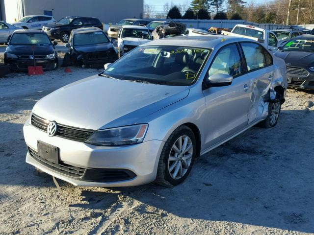 3VWDP7AJ2CM349933 - 2012 VOLKSWAGEN JETTA SE SILVER photo 2