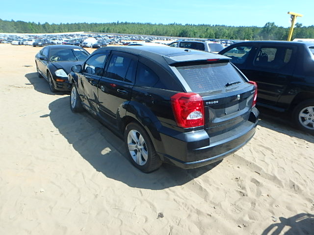 1B3CB3HA7AD566271 - 2010 DODGE CALIBER MA BLACK photo 3