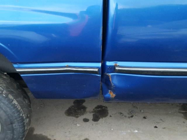 3B7HF13YXVG835860 - 1997 DODGE RAM 1500 BLUE photo 9