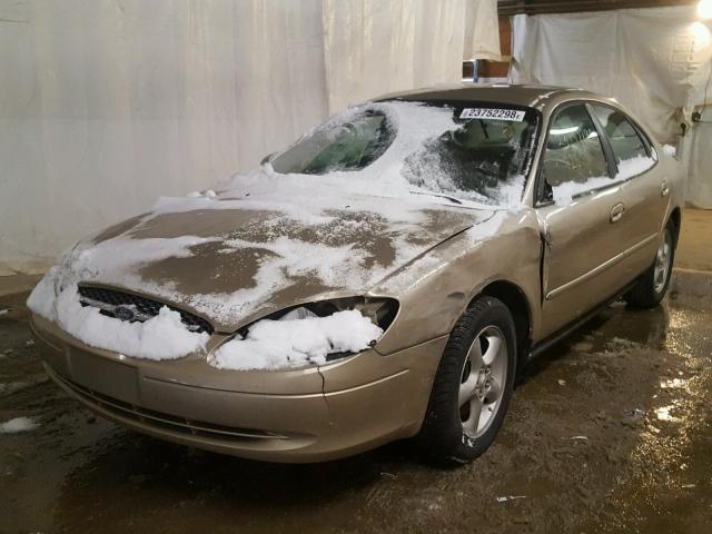 1FAFP55U31A222645 - 2001 FORD TAURUS SES GOLD photo 2