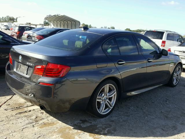 WBAFR7C54BC805210 - 2011 BMW 535 I GRAY photo 4