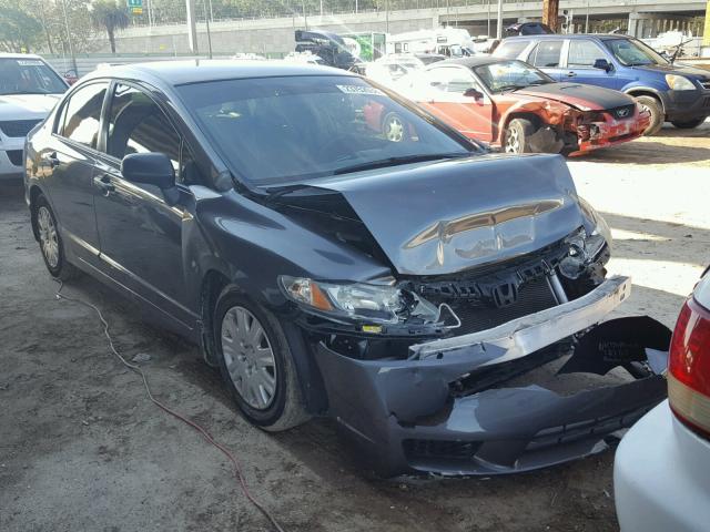 2HGFA16349H334122 - 2009 HONDA CIVIC VP GRAY photo 1