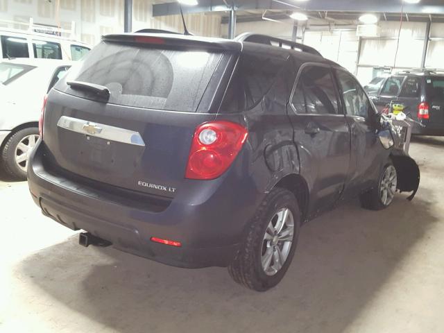 2GNALDEKXD6309007 - 2013 CHEVROLET EQUINOX LT GRAY photo 4