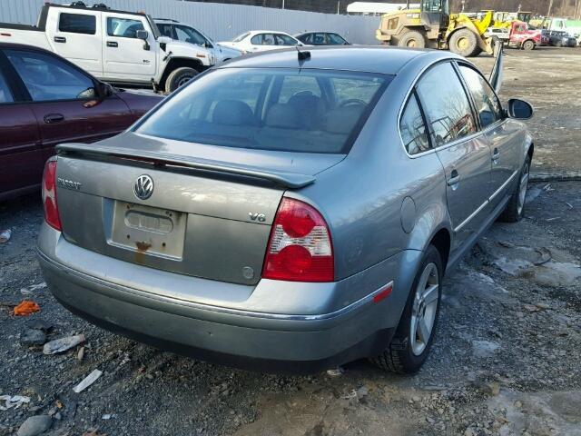 WVWRH63B34P156983 - 2004 VOLKSWAGEN PASSAT GLX SILVER photo 4