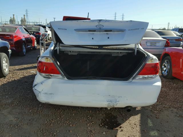 4T1BE32K46U692268 - 2006 TOYOTA CAMRY LE WHITE photo 9