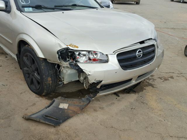 JN1DA31A43T401547 - 2003 NISSAN MAXIMA GLE GOLD photo 9