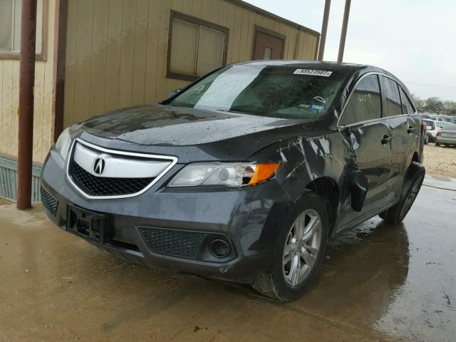 5J8TB3H32DL017993 - 2013 ACURA RDX BASE GRAY photo 2