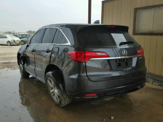 5J8TB3H32DL017993 - 2013 ACURA RDX BASE GRAY photo 3