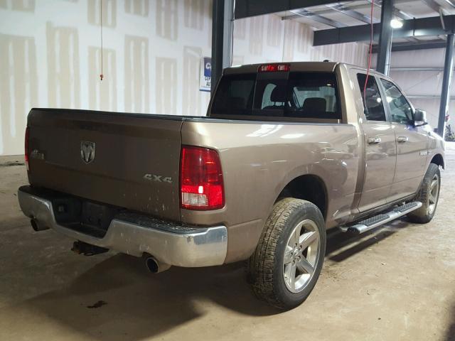 1D7RV1GT0AS191817 - 2010 DODGE RAM 1500 BROWN photo 4