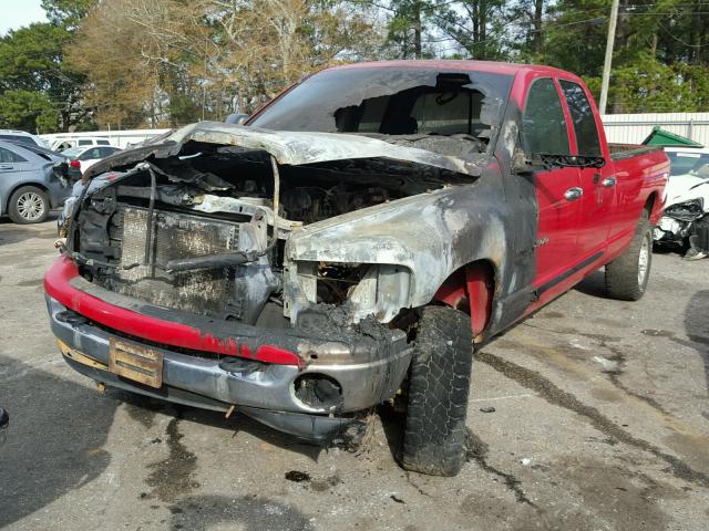 3D7KS28C15G849110 - 2005 DODGE RAM 2500 S RED photo 2