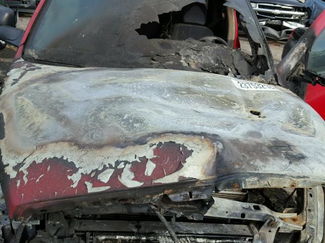 3D7KS28C15G849110 - 2005 DODGE RAM 2500 S RED photo 7