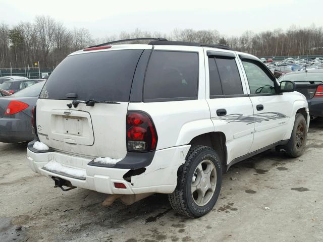 1GNDT13SX62358724 - 2006 CHEVROLET TRAILBLAZE WHITE photo 4