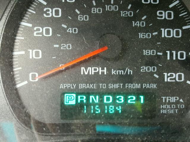 2G1WF55E519100346 - 2001 CHEVROLET IMPALA 蓝色 照片 8