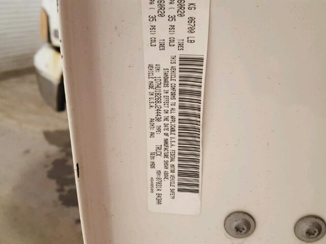 3D7KU28D64G100269 - 2004 DODGE RAM 2500 S WHITE photo 10