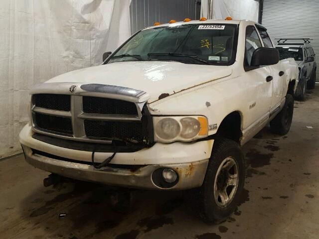 3D7KU28D64G100269 - 2004 DODGE RAM 2500 S WHITE photo 2