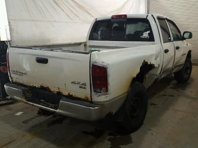 3D7KU28D64G100269 - 2004 DODGE RAM 2500 S WHITE photo 4