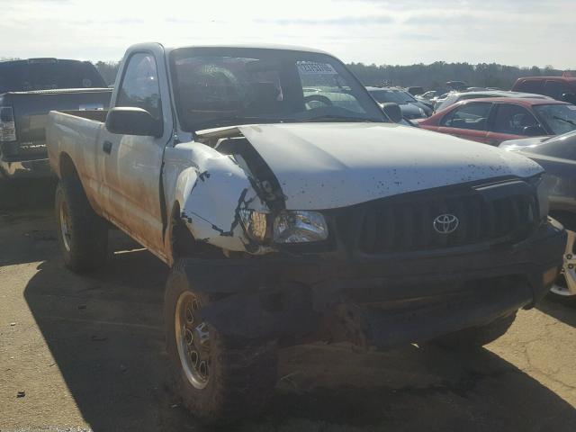 5TEPM62N52Z091283 - 2002 TOYOTA TACOMA WHITE photo 1