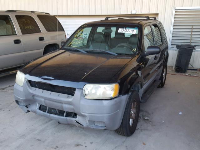 1FMYU01192KD81199 - 2002 FORD ESCAPE XLS BLACK photo 2