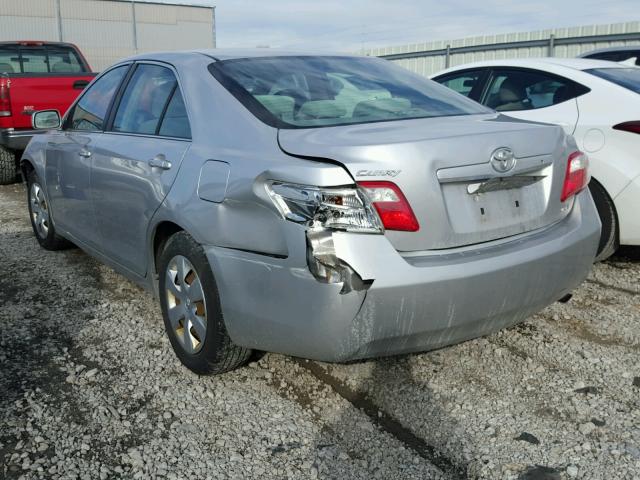 4T4BE46K89R085851 - 2009 TOYOTA CAMRY BASE SILVER photo 3