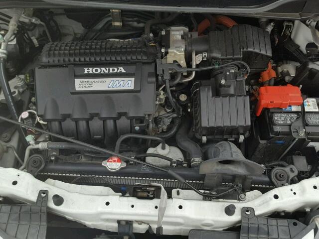 JHMZE2H73BS005639 - 2011 HONDA INSIGHT EX WHITE photo 7