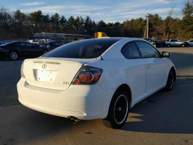 JTKDE167780269825 - 2008 TOYOTA SCION TC WHITE photo 4